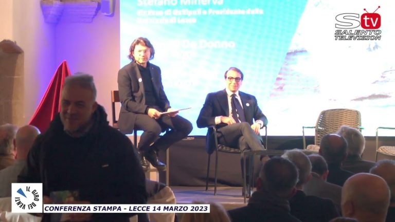 Lecce : Conferenza stampa de il Giro dei Venti 2023