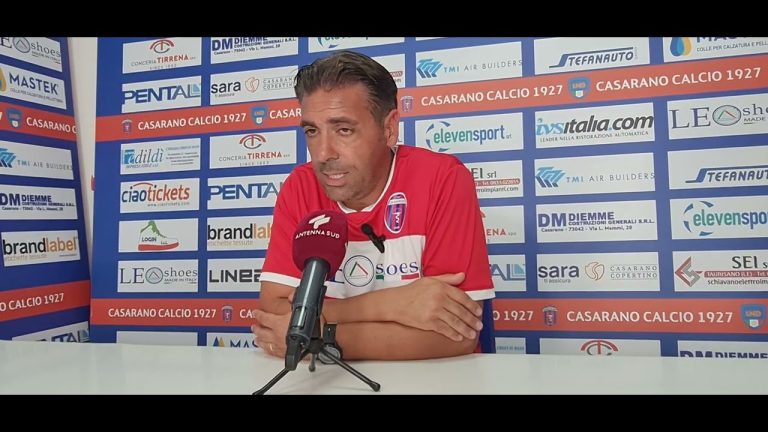 Gelbison – Casarano : Mister Laterza prima della gara