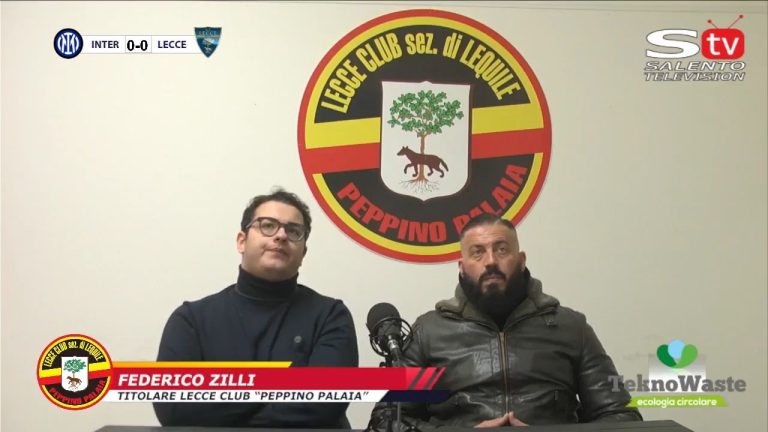 Serie A : INTER – LECCE in diretta dal LECCE CLUB “PEPPINO PALAIA” di Lequile (LE)