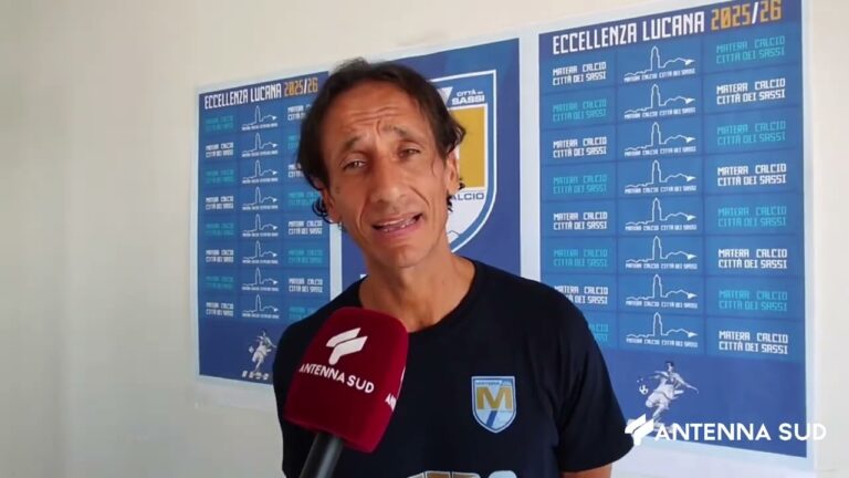 30 AGOSTO 2025 | CALCIO – MATERA CDS, SANTORUVO: “VOGLIO ENTUSIASMO. MERCATO? SQUADRA DA COMPLETARE”