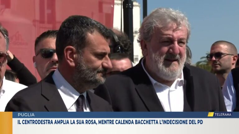 il centrodestra amplia la sua rosa, mentre Calenda bacchetta l’indecisione del Pd
