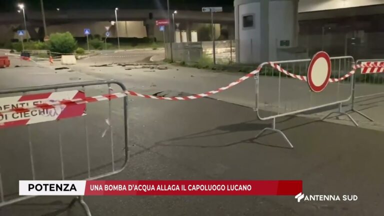 30 AGOSTO 2025   POTENZA   UNA BOMBA D’ACQUA ALLAGA IL CAPOLUOGO LUCANO