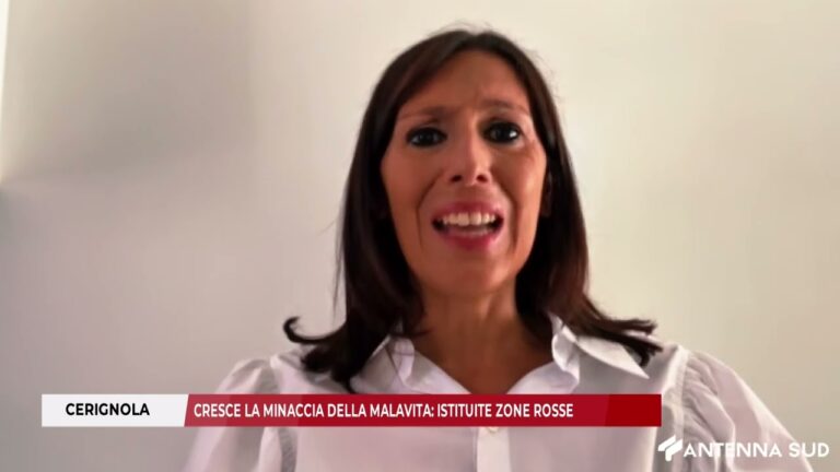 13 SETTEMBRE 2025 – CERIGNOLA, CRESCE LA MINACCIA DELLA MALAVITA: ISTITUITE ZONE ROSSE