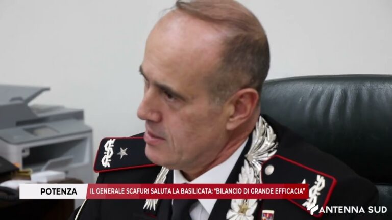 14 SETTEMBRE 2025 – IL GENERALE SCAFURI SALUTA LA BASILICATA: “BILANCIO DI GRANDE EFFICACIA”