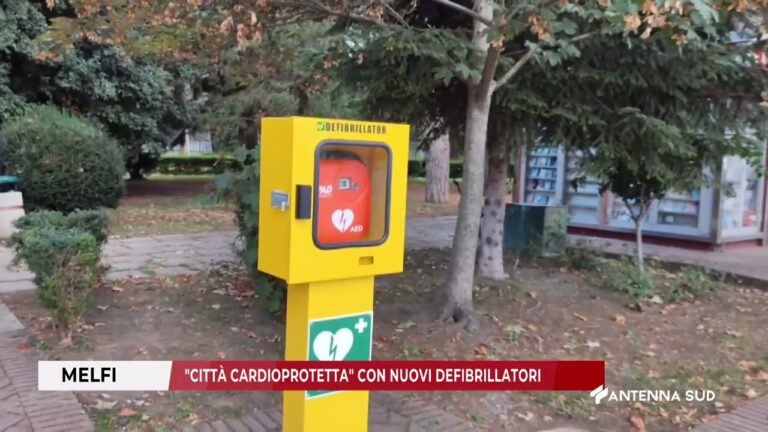 14 SETTEMBRE 2025   MELFI “CITTÀ CARDIOPROTETTA” CON NUOVI DEFIBRILLATORI