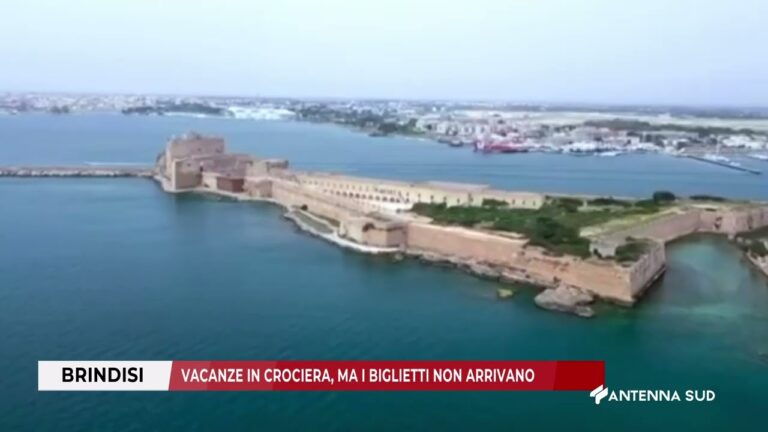 14 SETTEMBRE 2025   BRINDISI   VACANZE IN CROCIERA, MA I BIGLIETTI NON ARRIVANO