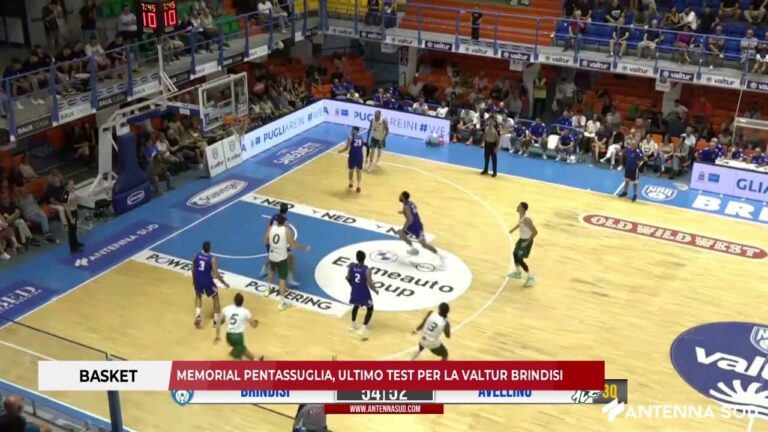 14 SETTEMBRE 2025 – BASKET: MEMORIAL PENTASSUGLIA, ULTIMO TEST PER LA VALTUR BRINDISI