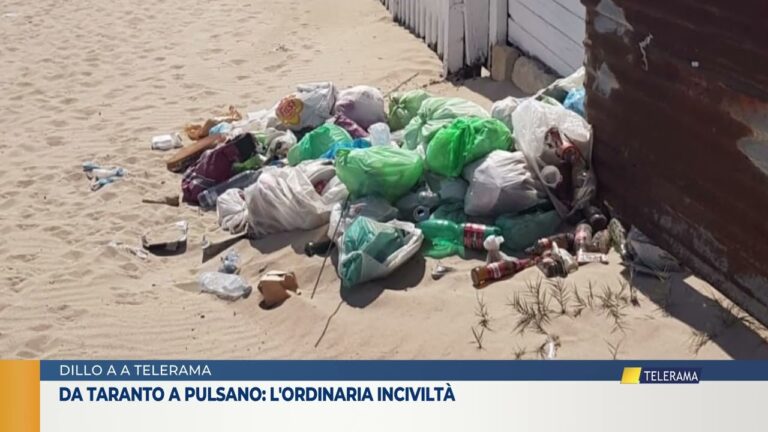 Da Taranto a Pulsano: l’ordinaria inciviltà