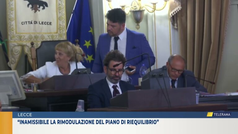 “INAMISSIBILE LA RIMODULAZIONE DEL PIANO DI RIEQUILIBRIO”