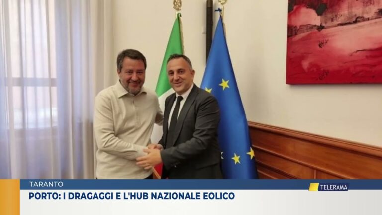 Porto: i dragaggi e l’Hub nazionale eolico