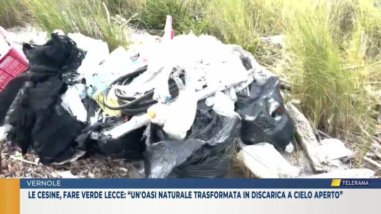 Le Cesine, Fare Verde Lecce: “Un’oasi naturale trasformata in discarica a cielo aperto”