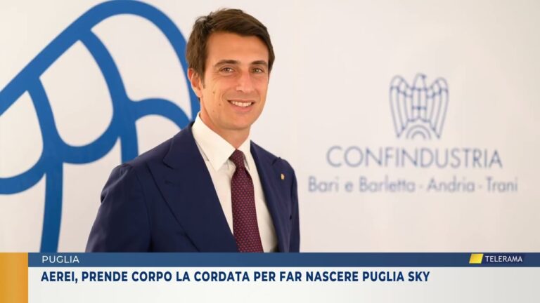 PUGLIA PRENDE CORPO LA CORDATA PER FAR NASCERE PUGLIA SKY