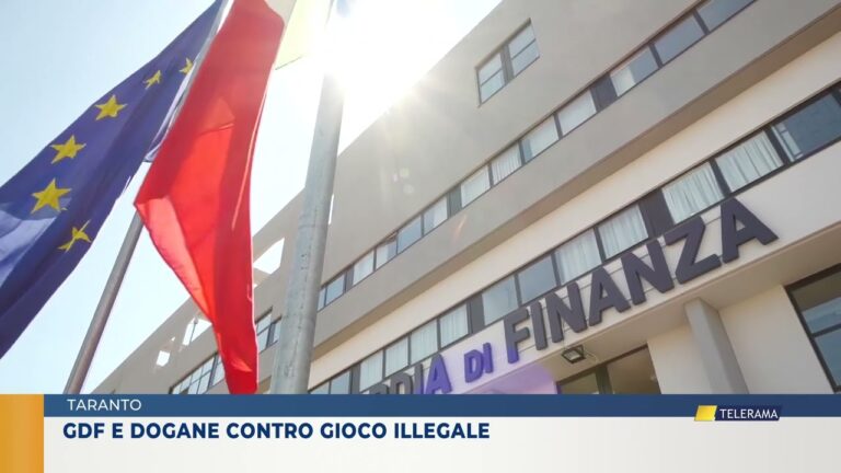 TARANTO. GDF E DOGANE CONTRO GIOCO ILLEGALE