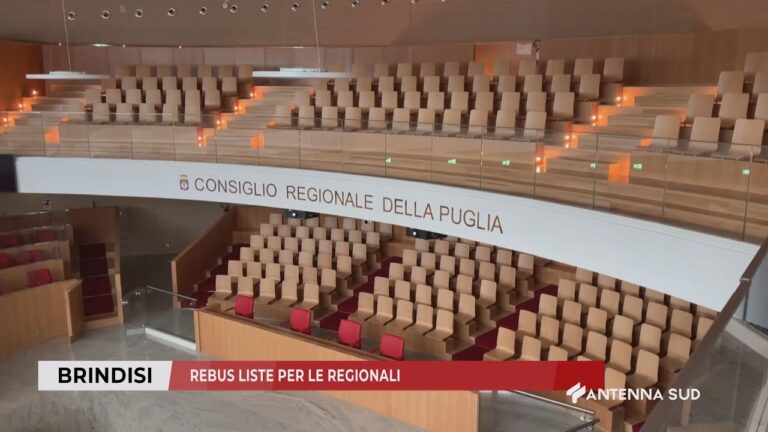 14 OTTOBRE 2025 – BRINDISI – REBUS LISTE PER LE REGIONALI