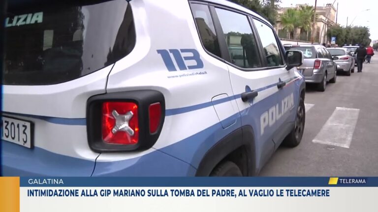 Intimidazione alla gip Mariano sulla tomba del padre, al vaglio le telecamere