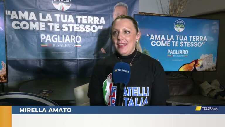 Pagliaro: “Riportiamo la destra al governo per restituire dignità al salento”