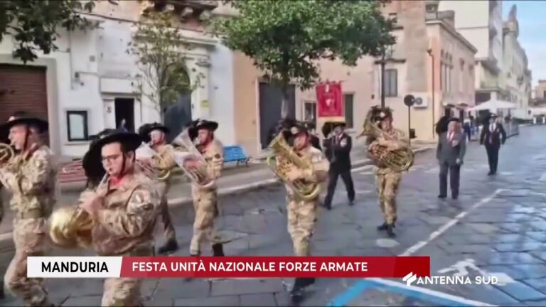 10 NOVEMBRE 2025   MANDURIA   FESTA UNITÀ NAZIONALE FORZE ARMATE