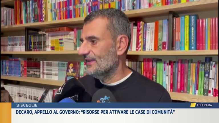 Decaro, appello al Governo: “risorse per attivare le case di comunità”