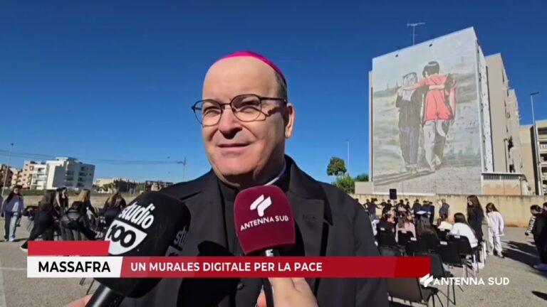 13 NOVEMBRE 2025 – MASSAFRA (TA) – UN MURALES DIGITALE PER LA PACE