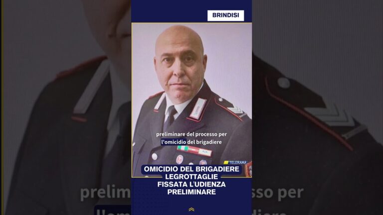 Omicidio del brigadiere Legrottaglie, fissata l’udienza
