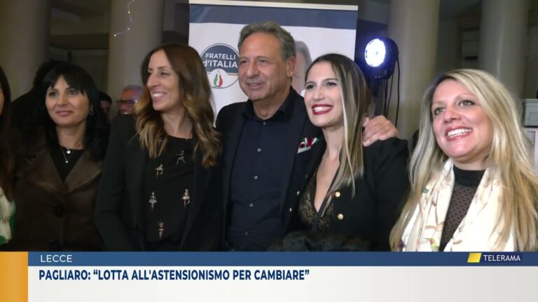 Pagliaro: “lotta all’astensionismo per cambiare”