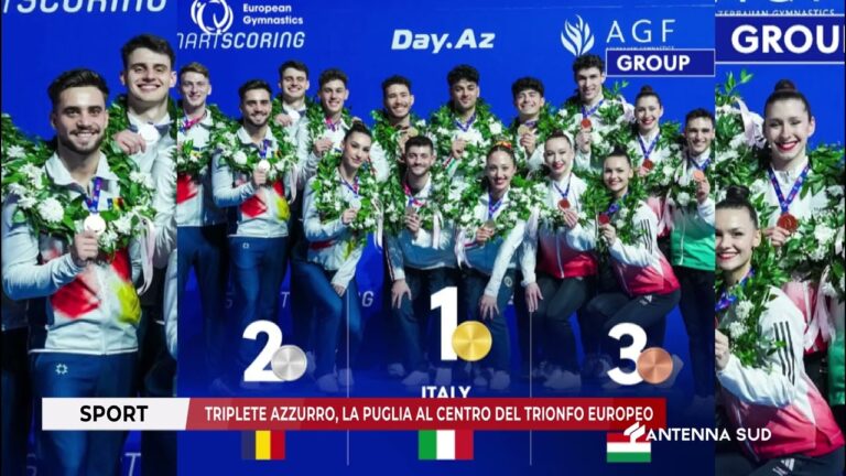 18 NOVEMBRE 2025 – SPORT – TRIPLETE AZZURRO, LA PUGLIA AL CENTRO DEL TRIONFO EUROPEO
