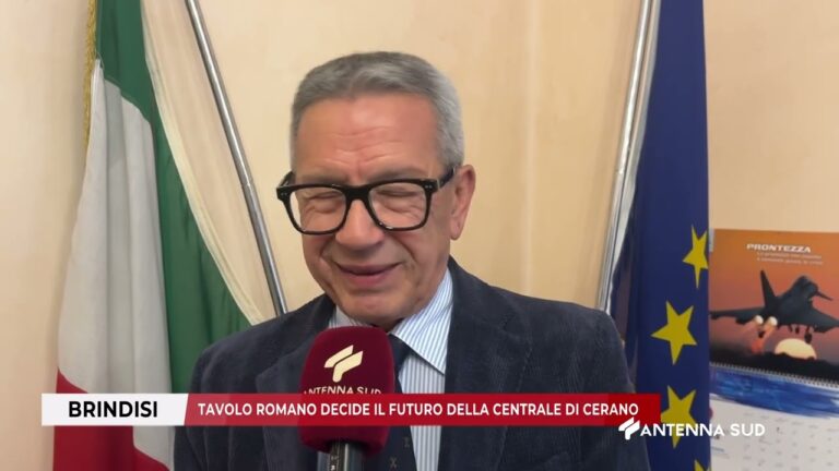 18 NOVEMBRE 2025   BRINDISI   TAVOLO ROMANO DECIDE IL FUTURO DELLA CENTRALE DI CERANO
