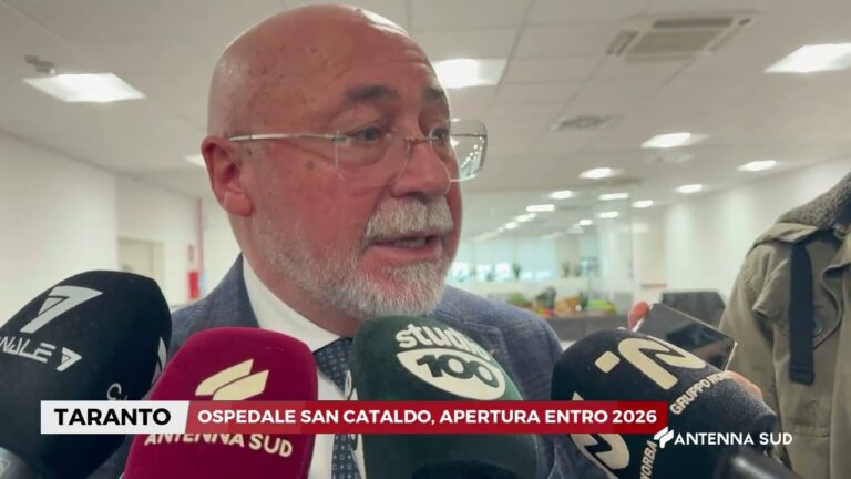 18 NOVEMBRE 2025   TARANTO   OSPEDALE SAN CATALDO, APERTURA ENTRO 2026