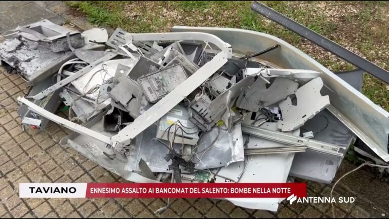 19 NOVEMBRE 2025 – TAVIANO (LE) – ENNESIMO ASSALTO AI BANCOMAT DEL SALENTO: BOMBE NELLA NOTTE