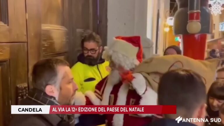 19 NOVEMBRE 2025 – CANDELA, AL VIA LA 12^ EDIZIONE DEL PAESE DEL NATALE