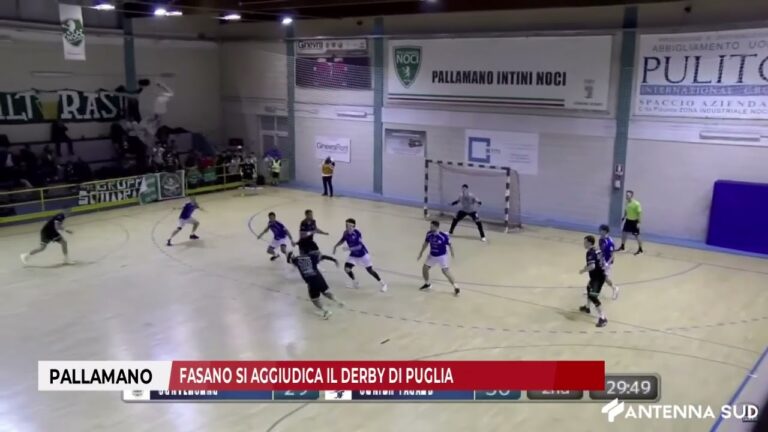 20 NOVEMBRE 2025 – PALLAMANO: FASANO SI AGGIUDICA IL DERBY DI PUGLIA
