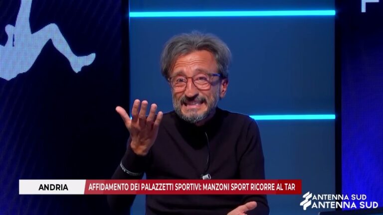 21 NOVEMBRE 2025 –  ANDRIA AFFIDAMENTO DEI PALAZZETTI SPORTIVI: MANZONI SPORT RICORRE AL TAR