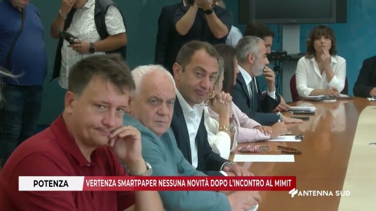 21 NOVEMBRE 2025   POTENZA    VERTENZA SMARTPAPER NESSUNA NOVITÀ DOPO L’INCONTRO AL MIMIT