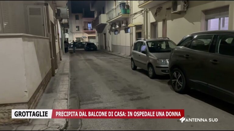 20 NOVEMBRE 2025 – GROTTAGLIE – PRECIPITA DAL BALCONE DI CASA, IN OSPEDALE UNA DONNA DI 31 ANNI