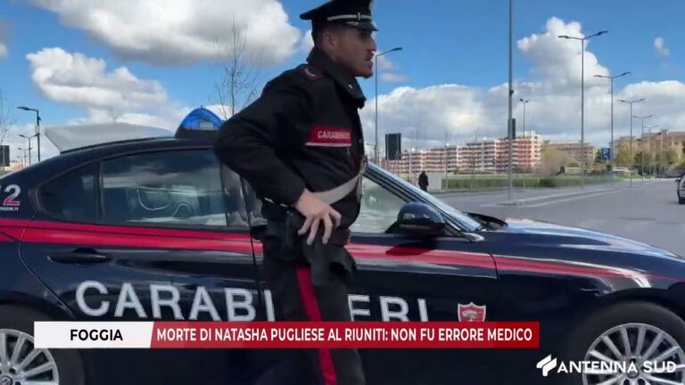 22 NOVEMBRE 2025 – FOGGIA, MORTE DI NATASHA PUGLIESE AL RIUNITI: NON FU ERRORE MEDICO