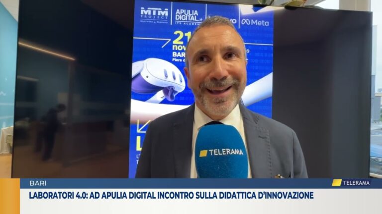 Laboratori 4.0: ad Apulia Digital incontro sulla didattica d’innovazione