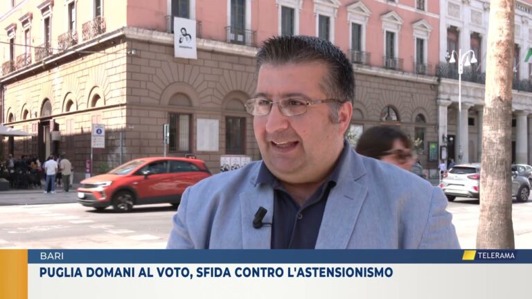 PUGLIA DOMANI AL VOTO, SFIDA CONTRO L’ASTENSIONISMO