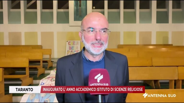 22 NOVEMBRE 2025   TARANTO    INAUGURATO L’ ANNO ACCADEMICO ISTITUTO DI SCIENZE RELIGIOSE