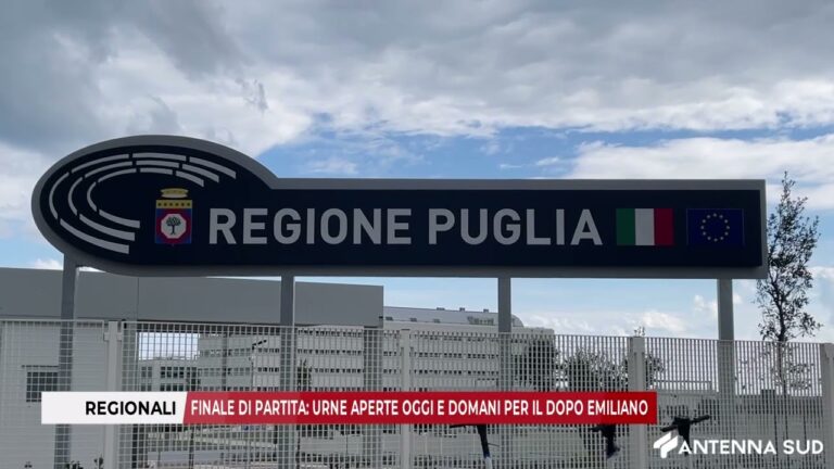 23 NOVEMBRE 2025 – REGIONALI, FINALE DI PARTITA: URNE APERTE OGGI E DOMANI PER IL DOPO EMILIANO
