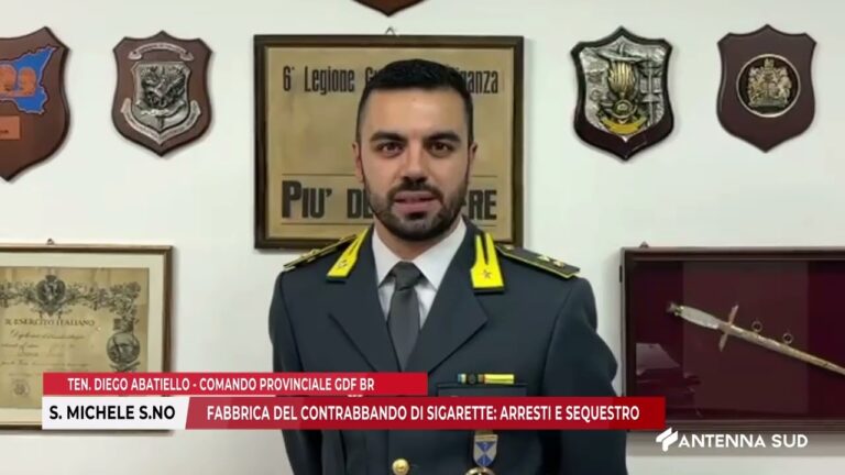 29 NOVEMBRE 2025   SAN MICHELE S NO   FABBRICA DEL CONTRABBANDO DI SIGARETTE   ARRESTI E SEQUESTRO