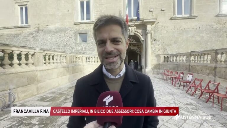 29 NOVEMBRE 2025 – FRANCAVILLA F. (BR) – IN BILICO DUE ASSESSORI: COSA CAMBIA IN GIUNTA