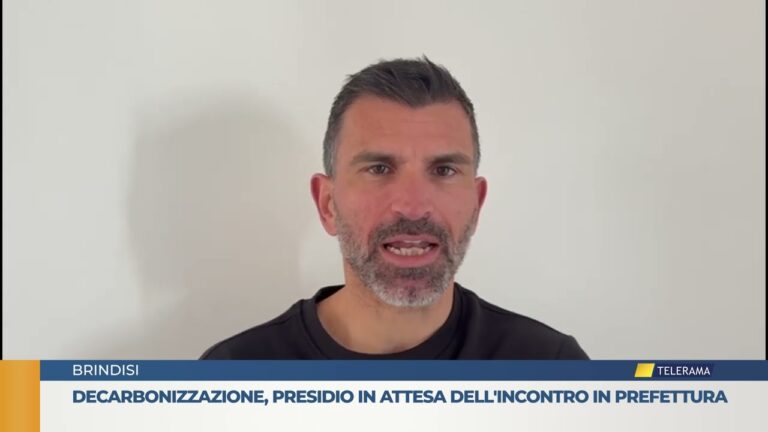 Decarbonizzazione, presidio in attesa dell’incontro in prefettura