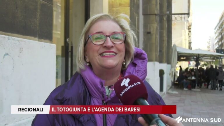 30 NOVEMBRE 2025 REGIONALI, IL TOTOGIUNTA E L’AGENDA DEI BARESI