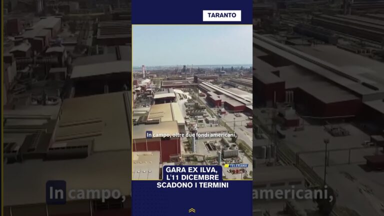 Gara ex Ilva, l’11 dicembre scadono i termini