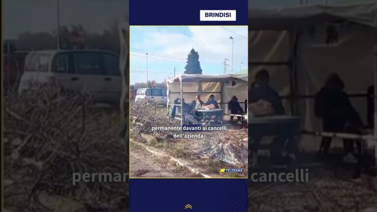 Decarbonizzazione, presidio a Brindisi in attesa del vertice