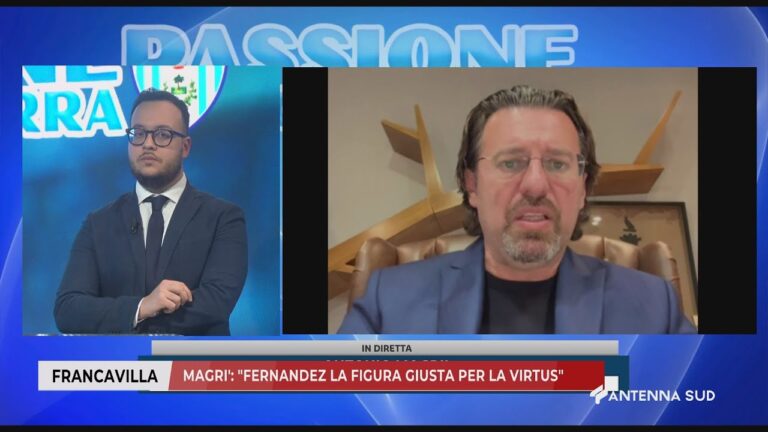 04 DICEMBRE 2025 – FRANCAVILLA – MAGRI’: “FERNANDEZ LA FIGURA GIUSTA PER LA VIRTUS”