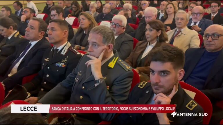 03 DICEMBRE 2025  LECCE   BANCA D’ITALIA CONFRONTO CON TERRITORIO, FOCUS ECONOMIA E SVILUPPO LOCALE