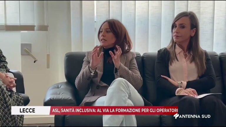 03 DICEMBRE 2025   LECCE   ASL LECCE, SANITÀ INCLUSIVA AL VIA LA FORMAZIONE PER GLI OPERATORI