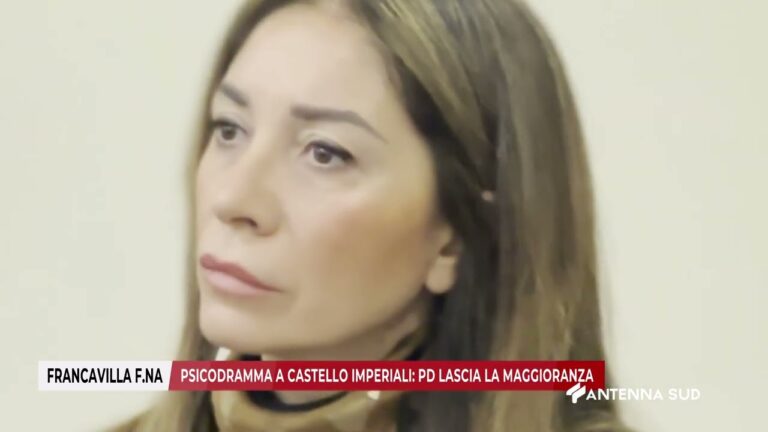 04 DICEMBRE 2025 – FRANCAVILLA F. (BR) – PSICODRAMMA A CASTELLO IMPERIALI, PD LASCIA LA MAGGIORANZA