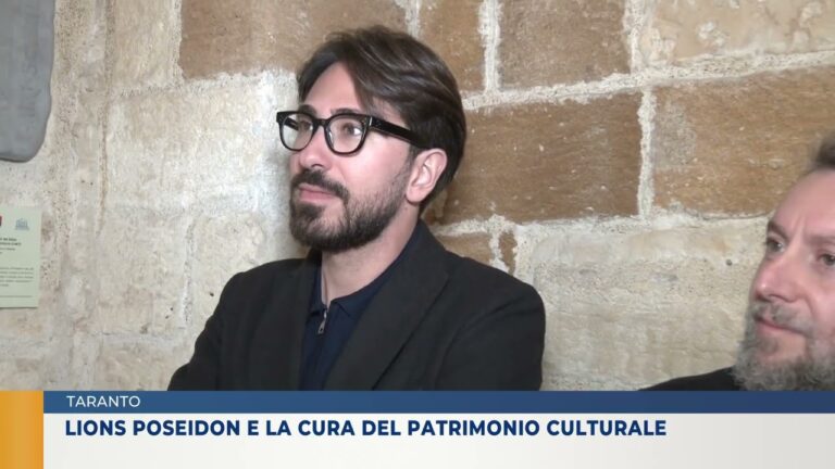 TARANTO. LIONS POSEIDON E LA CURA DEL PATRIMONIO CULTURALE